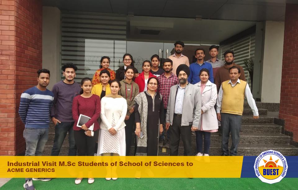 INDUSTRIAL VISIT of Baddi University Students