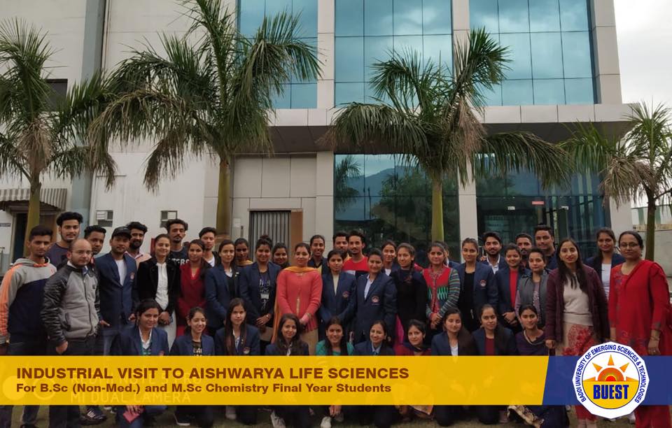 INDUSTRIAL VISIT TO AISHWARYA LIFE SCIENCES