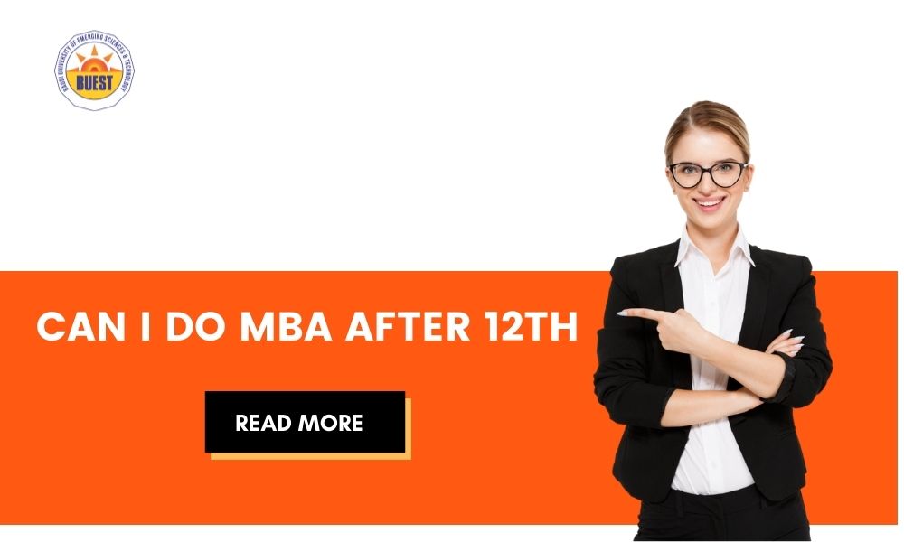 Can i do MBA after 12th